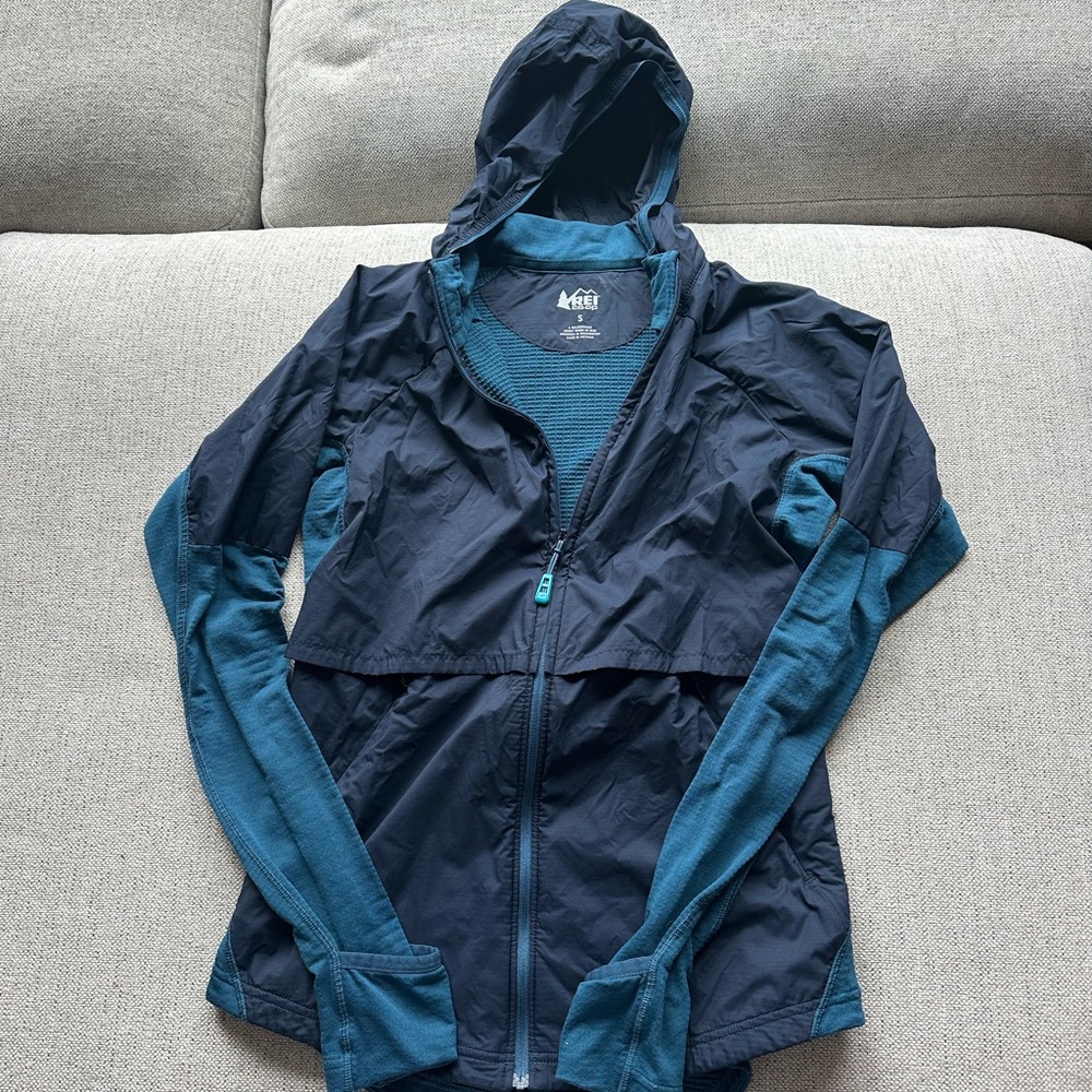 REI Co-op Polartec lightweight hooded jacket Women’s S